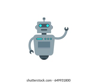 Robot Icon Logo Design Element