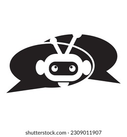 Robot icon logo symbol,illustration design template.