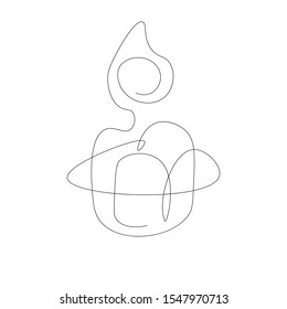 Robot icon, modern design vector illustration