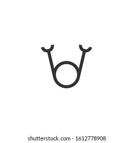 Robot icon. Nano technology symbol. Logo design element