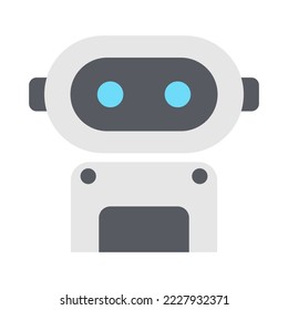 Robot icon of the near future. Bot. Vector.