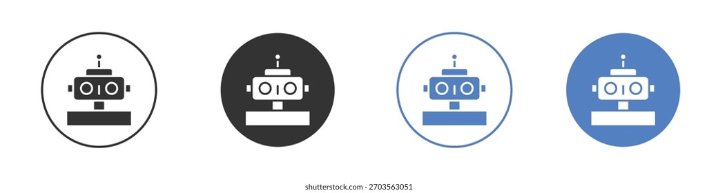 Robot icon pictogram for your web site design, logo