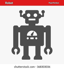 Robot Icon. Professional, pixel perfect icons optimized for both large and small resolutions. EPS 8 format.