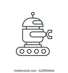 Robot icon. Robotic symbol modern, simple, vector, icon for website design, mobile app, ui. Vector Illustration