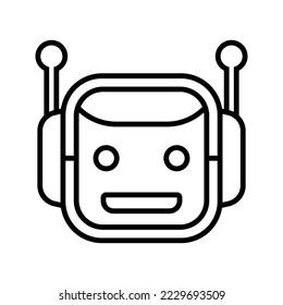 Robot icon. sign for mobile concept and web design. vector illustration
