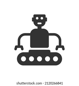 Symbol des Roboters, Vektorsymbol