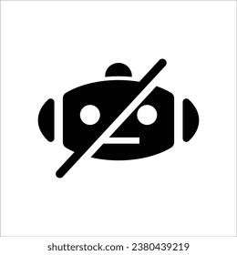 Robot icon stock vector illustration