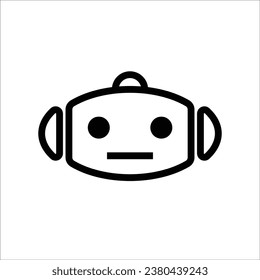 Robot icon stock vector illustration