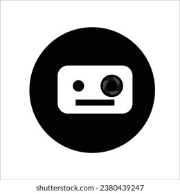 Robot icon stock vector illustration