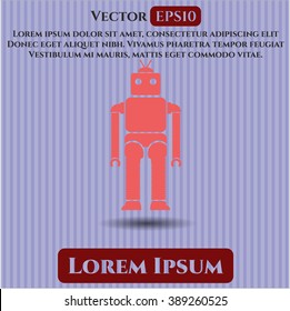 Robot icon or symbol