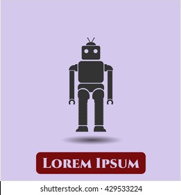 Robot icon or symbol