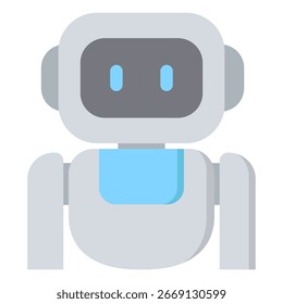 Robot icon symbol. Vector illustration