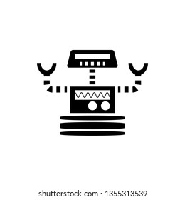 Robot, icon, technology. Element of minimalistic icon for mobile concept and web apps. Signs and symbols collection icon for websites, web design, mobile app