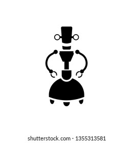 Robot, icon, technology. Element of minimalistic icon for mobile concept and web apps. Signs and symbols collection icon for websites, web design, mobile app