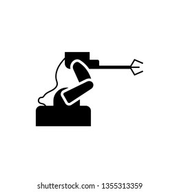 Robot, icon, technology, industry, factory. Element of minimalistic icon for mobile concept and web apps. Signs and symbols collection icon for websites, web design, mobile app