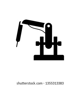 Robot, icon, technology, industry, factory. Element of minimalistic icon for mobile concept and web apps. Signs and symbols collection icon for websites, web design, mobile app