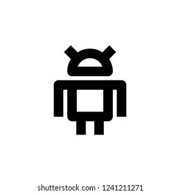 Robot icon. Technology sign