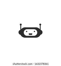 robot Icon template color editable. Chatbot symbol vector sign isolated for graphic and web design.
