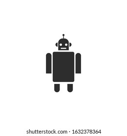 robot Icon template color editable. Chatbot symbol vector sign isolated for graphic and web design.