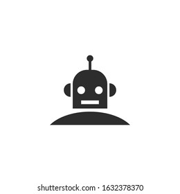 robot Icon template color editable. Chatbot symbol vector sign isolated for graphic and web design.