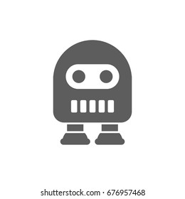 Robot icon in trendy flat style isolated on white background. Symbol for your web site design, logo, app, UI. Vector illustration, EPS