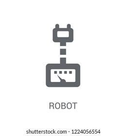 Robot icon. Trendy Robot logo concept on white background from Artificial Intelligence collection. Suitable for use on web apps, mobile apps and print media.