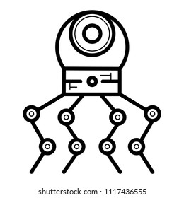 robot icon vector