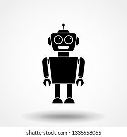Robot icon. Vector concept illustration for design.