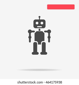 Robot icon. Vector concept illustration for design.