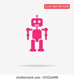Robot icon. Vector concept illustration for design.