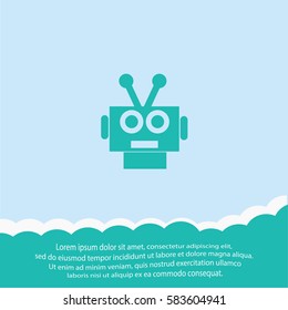 Robot  icon. Vector design.