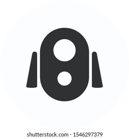 Robot icon vector design. Great for mobile app, web design, etc.