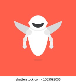 Robot icon. Vector illustration.