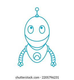Robot icon vector illustration design template