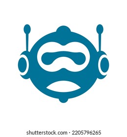 Robot icon vector illustration design template