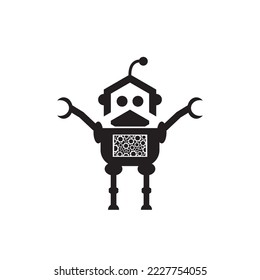Robot icon vector illustration design