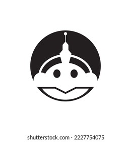 Diseño de ilustraciones vectoriales de iconos de robot