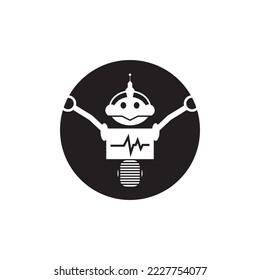 Robot icon vector illustration design