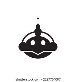 Diseño de ilustraciones vectoriales de iconos de robot