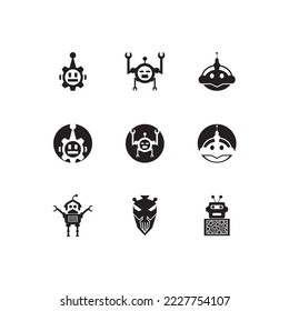Robot icon vector illustration design