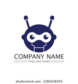 Robot icon vector illustration design