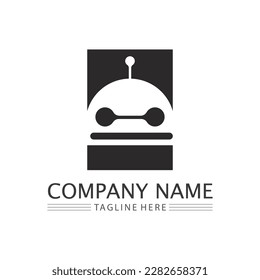 Robot icon vector illustration design