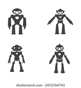 Robot icon vector illustration design