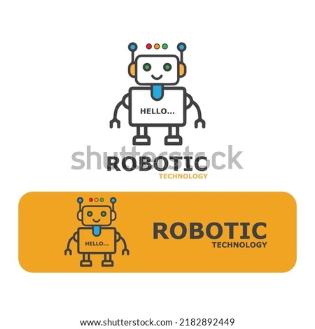 Robot icon vector illustration design