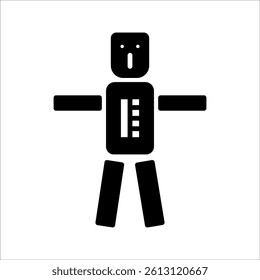 Robot icon vector illustration on white background