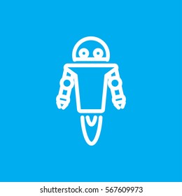 robot icon vector illustration sign symbol