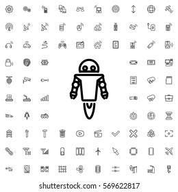 robot icon vector illustration sign symbol