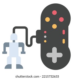 robot icon vector illustration, STEM , Education 