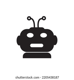 robot icon vector illustration symbol design