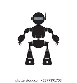 ROBOT ICON VECTOR ILLUSTRATION SYMBOL DESIGN